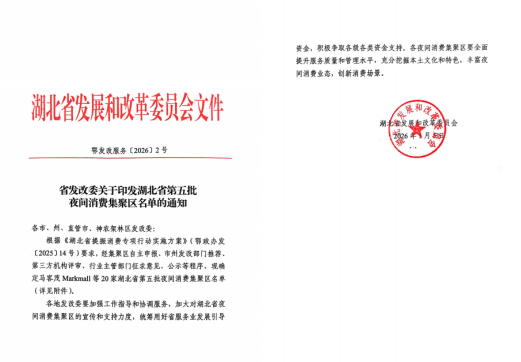 民主街夜间消费获奖